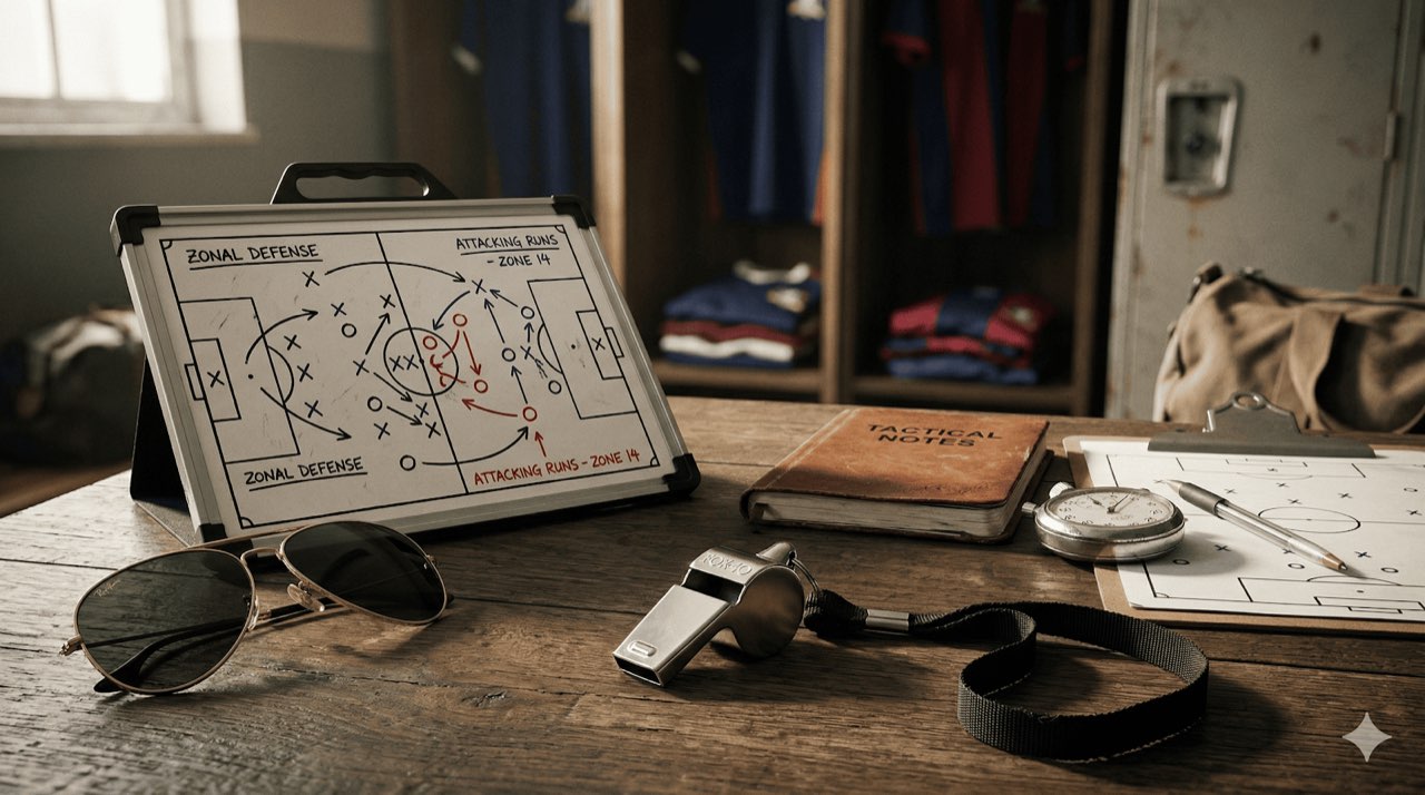 Tactical soccer coaching board